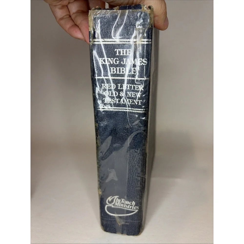 The King James Red Letter Bible In Touch Ministries Study Edition, W/‎ Dividers